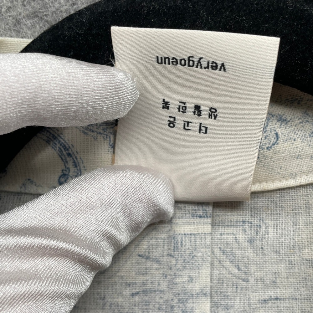 The Goeun Life Hanbok Dress Womens 66 (S) Blue White Toile Spring Summer Modern - Picture 6 of 12